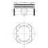 TŁOK MAHLE 081PI00130002 0.50 BMW 1.5 14-