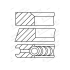 PIERŚCIENIE TŁOKOWE GOETZE 0812340040 STD RENAULT 2/2/2.5 1.5DCi