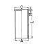 TULEJA CYLINDROWA KOLBENSCHMIDT 89543190 MERCEDES OM364 84-