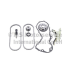 ZESTAW ROZRZĄDU ŁAŃCUCHOWEGO KOLBENSCHMIDT 400110400001 FORD 1.8 02-
