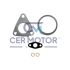 KOMPLET USZCZELEK TURBOSPRĘŻARKI CER A16018 MERCEDES 4.0CDI 06-
