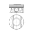 TŁOK MAHLE 028PI00175002 0.50 VW 3.0TFSI 16-]