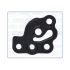 USZCZELKA ZAWORU CIŚNIENIA OLEJU AJUSA 01417700 MAZDA 1.5-2.0 12-22