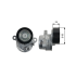 NAPINACZ PASKA GATES T39212 MERCEDES 3.0CDI 06-