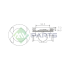 TŁOK MV PARTS P6004A STD RENAULT 2.3DCI 10-