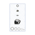 KOMPLET USZCZELEK BLOKU AJUSA 54153800 1.8 05-