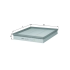 FILTR POWIETRZA KNECHT LX579 2.0-2.9 91-
