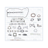 KOMPLET USZCZELEK SILNIKA AJUSA 51115200 MITSUBISHI 2.2 19-
