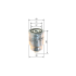 FILTR PALIWA KNEHT KC189 NISSAN 2.2-3.0 94-10
