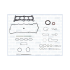 KOMPLET USZCZELEK SILNIKA AJUSA 50562400 HONDA 2.0 15-21