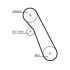 PASEK ROZRZĄDU GATES 5541XS FORD 1.8D 07-