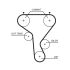 PASEK ROZRZĄDU GATES 5573XS RENAULT 2.2-2.5D 02-