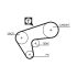 PASEK ROZRZĄDU GATES 5513XS RENAULT 2.2D 95-