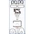 KOMPLET USZCZELEK SILNIKA AJUSA 50069800 FORD V4 1.7 62-68