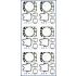 KOMPLET USZCZELEK GŁOWICY AJUSA 52181300 MERCEDES OM401 72-