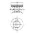 TŁOK KOLBENSCHMIDT 40465610 0.50 RENAULT sw.25mm 1.5dCi