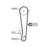 PASEK ROZRZĄDU GATES 5511XS HYUNDAI 1.0 97-