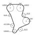 PASEK ROZRZĄDU GATES 5583XS KIA 2.9D 00-