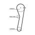 PASEK ROZRZĄDU GATES 5365 DAIHATSU 850 85-