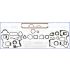 KOMPLET USZCZELEK BLOKU AJUSA 54095900 IVECO 8060.25 91-