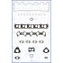 KOMPLET USZCZELEK GŁOWICY AJUSA 53014300 ALFA ROMEO 2.4JTD 98- 5cyl. 98-