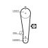 PASEK ROZRZĄDU GATES 5284XS SUZUKI 1.0-1.2 88-