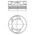 TŁOK MAHLE 5924400 STD RVI MIDR06 93-