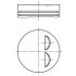 TŁOK MAHLE 0348802 0.50 VW 16V 2.0 88-97