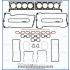KOMPLET USZCZELEK GŁOWICY AJUSA 52141600 BMW V8 3.5 96-98