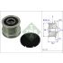 NAPINACZ PASKA INA 535001510 SPRZĘGŁO ALTERNATORA 2.2CDI-2.7CDI