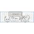 KOMPLET USZCZELEK BLOKU AJUSA 54106900 SCANIA 14190cc D-DS14 80-96