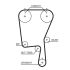 PASEK ROZRZĄDU GATES 5490XS VW/ST 1.4 96-02