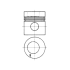 TŁOK KOLBENSCHMIDT 93750610 0.50 MERCEDES 5.7TD OM352 82-