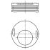 TŁOK MAHLE 0026910 STD MERCEDES M102E23 84-92