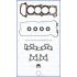 KOMPLET USZCZELEK GŁOWICY AJUSA 52208600 NISSAN 1.6 16V GA16DE 96-