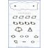 KOMPLET USZCZELEK GŁOWICY AJUSA 53013500 MITSUBISHI 2.8D 96-