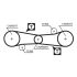 PASEK ROZRZĄDU GATES 5186 ALFA ROMEO 1.3-1.7 90-