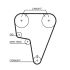 PASEK ROZRZĄDU GATES 5125 ALFA ROMEO 2.0-3.0 79-