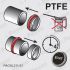 USZCZELNIACZ WAŁU TYŁ SIMMERRING PAYEN LK5005 FORD 1.8-2.0 00-