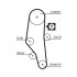 PASEK ROZRZĄDU GATES 5302XS BMW 1.6-1.8 87-