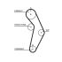 PASEK ROZRZĄDU GATES T245 CHRYSLER 1.8-2.0 94-