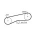PASEK ROZRZĄDU GATES 5093 DAIHATSU 1.0D 74-