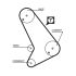 PASEK ROZRZĄDU GATES 5572XS FORD 2.5D 97-