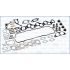 KOMPLET USZCZELEK GŁOWICY AJUSA 53025800 OPEL 16V 3.0DTI 99-
