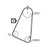 PASEK ROZRZĄDU GATES 5030 FIAT 0.8-1.3 84-
