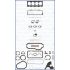 KOMPLET USZCZELEK SILNIKA AJUSA 50123300 MERCEDES OM364 84-