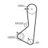 PASEK ROZRZĄDU GATES 5256XS MITSUBISHI 2.0 88-