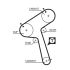 PASEK ROZRZĄDU GATES 5363XS NISSAN 2.0D 87-