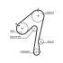 PASEK ROZRZĄDU GATES 5320XS NISSAN 2.8D 87-