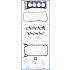 KOMPLET USZCZELEK SILNIKA AJUSA 50187000 MERCEDES 2.2D MB611.980 98-